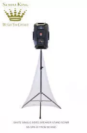 Speaker Stand Scrim - Single Side in White